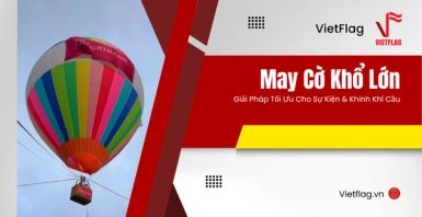 may cờ khổ lớn