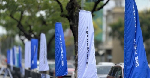 Cờ phướn sự kiện ngoài trời