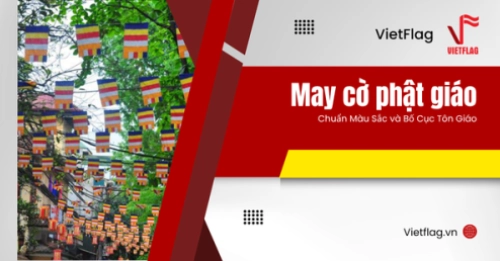 may cờ Phật giáo