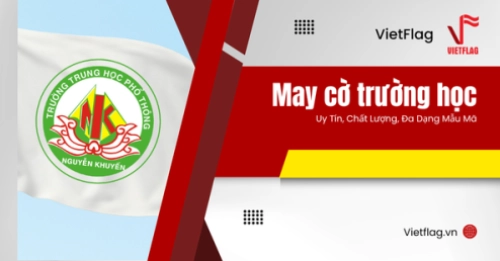 may cờ trường học