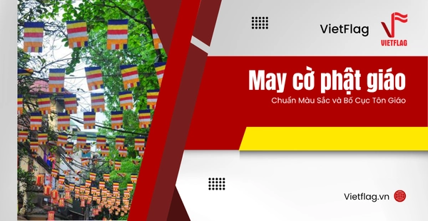 may cờ Phật giáo
