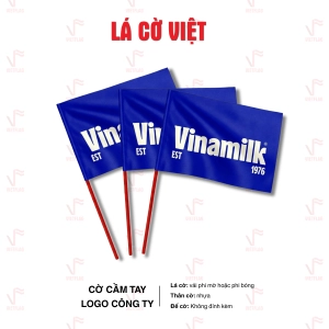 Cờ Cầm Tay Logo Công Ty