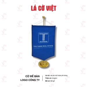 Cờ Để Bàn Logo Công Ty