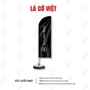 cờ lưỡi dao, cờ quảng cáo.