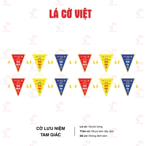 Cờ Lưu Niệm Tam Giác